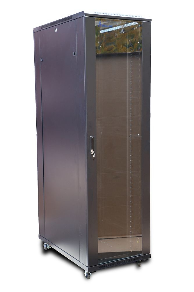 Extralink EX.8611 - Rack autoportant - 42U - 1500 kg - Serrure à clé - Rails de rack - Pieds réglables