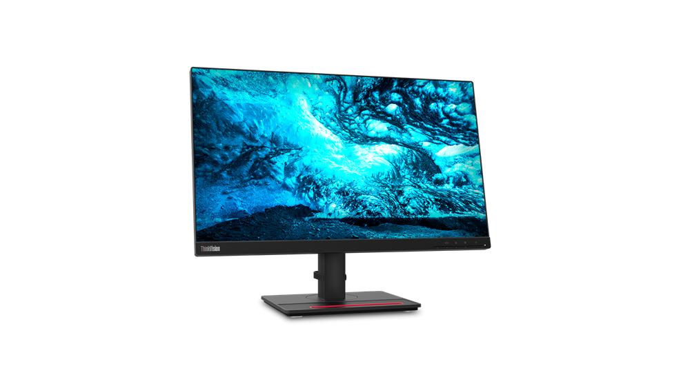 ThinkVision T23i-20 - LED-Monitor - 58,42 cm (23") (23" sichtbar) - 1920 x 1080 Full HD (1080p) - IPS - 250 cd/m? - 1000:1 - 4 ms - HDMI, VGA, DisplayPort - Raven Black [Energieklasse C] (61F6MAT2EU) - 61F6MAT2EU