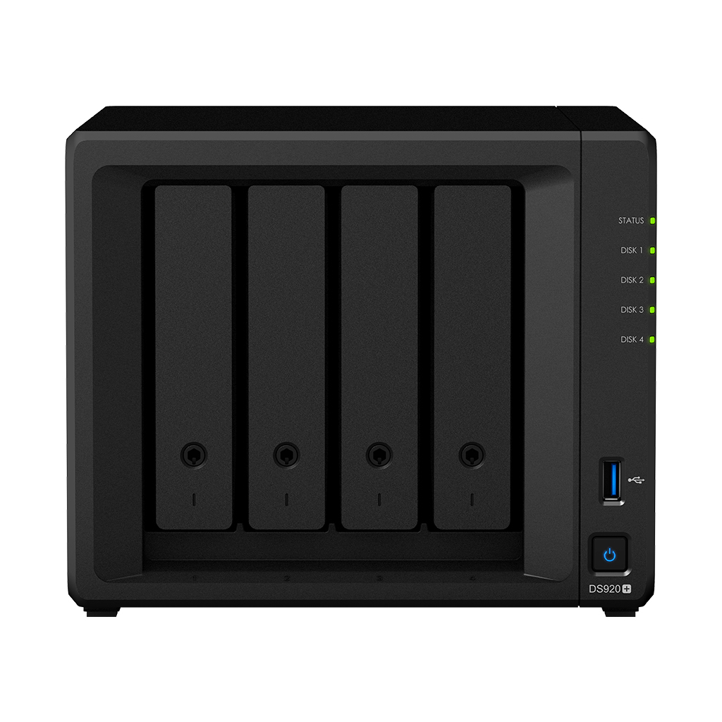 Synology Disk Station DS920+ NAS server 4 bays SATA 6 Gb/s / eSATA - DS920+