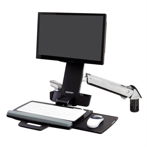 Bras combiné assis-debout Ergotron Styleview - Vis - 13,2 kg - 48,3 cm (19") - 61 cm (24") - 100 x 100 mm - Aluminium