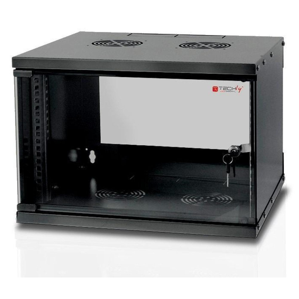 Techly Armoire rack murale 19" 6U