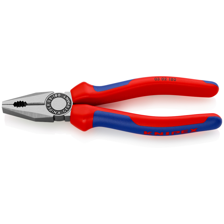 KNIPEX Combination Pliers Black 180mm 03 02 180 SB