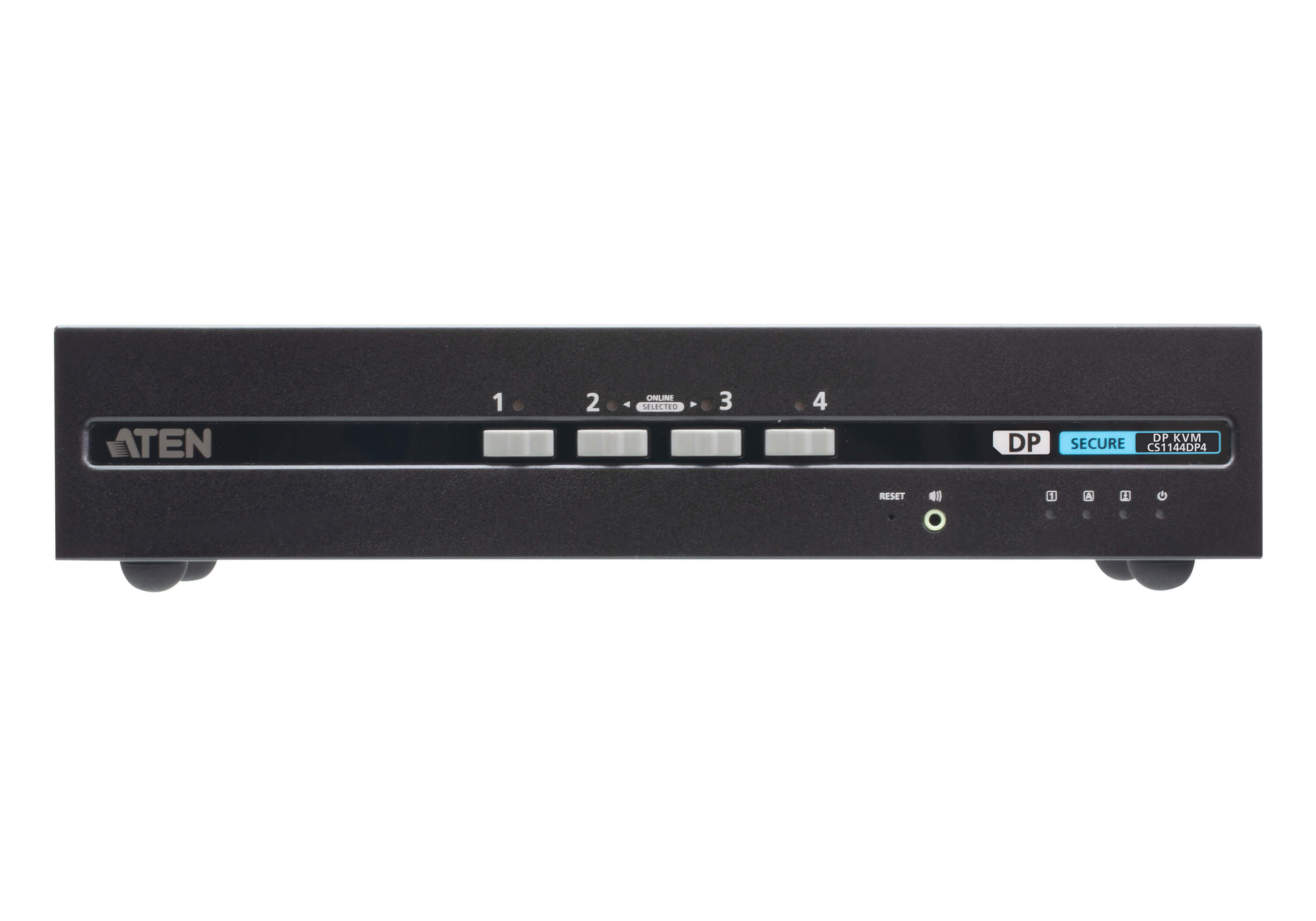 Commutateur KVM ATEN 4 ports USB DisplayPort - Double commutateur PSS PP4.0 sécurisé 4K