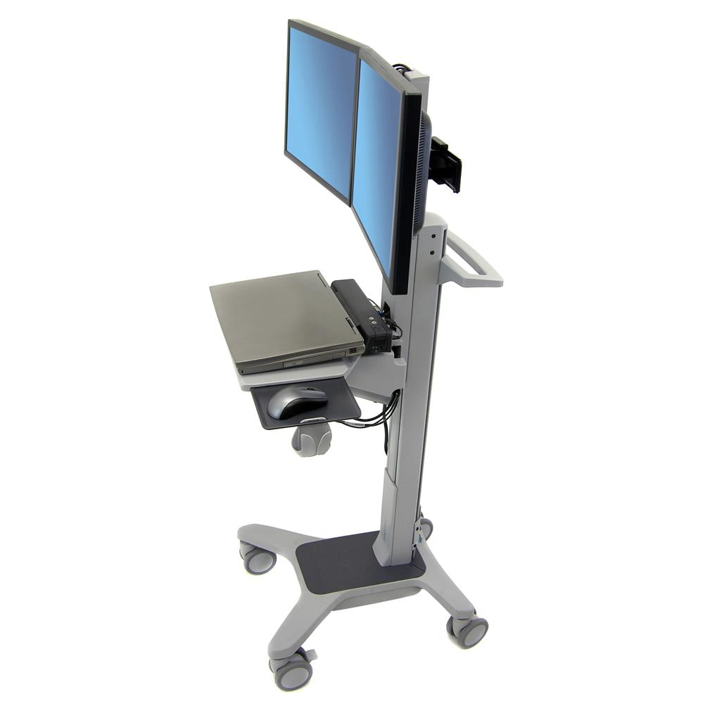 Ergotron Neo-Flex - Chariot multimédia - Gris - Sol - 1 étagère - Ordinateur portable - 55,9 cm (22")