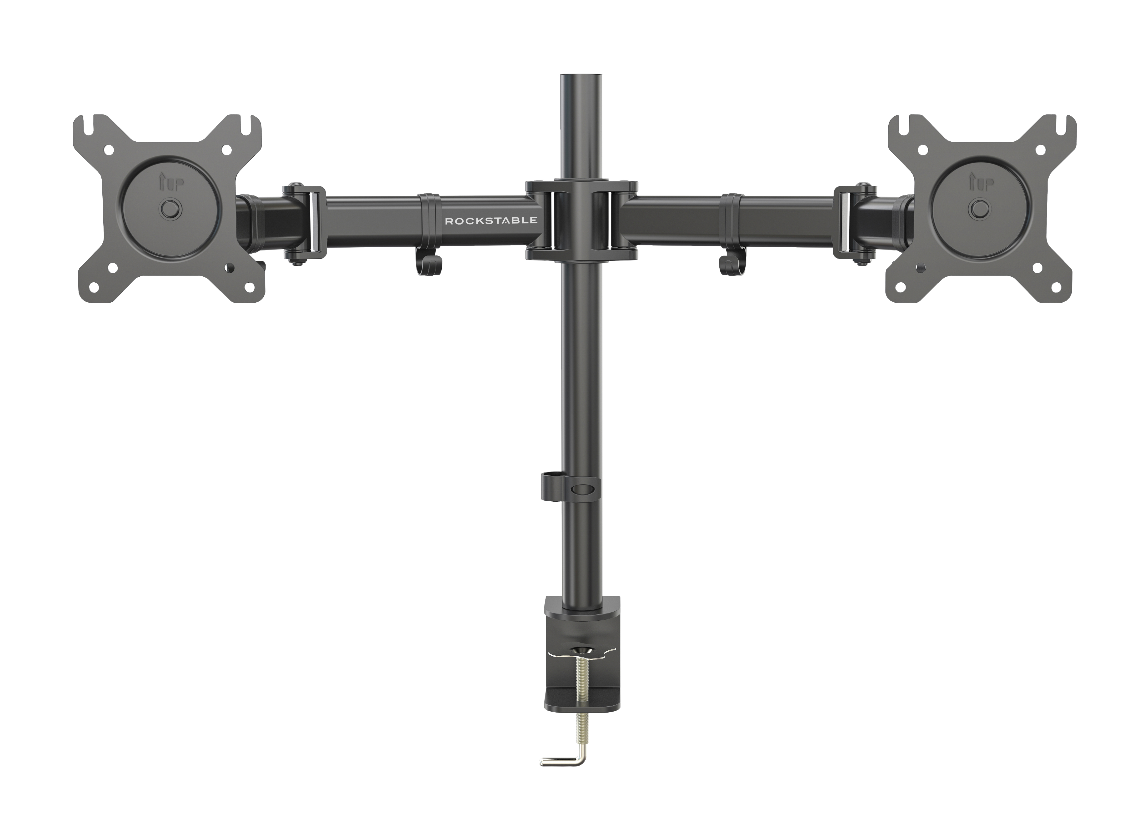 Rockstable RS-MM003 Double Monitor Mount Clamp/Bolt Noir