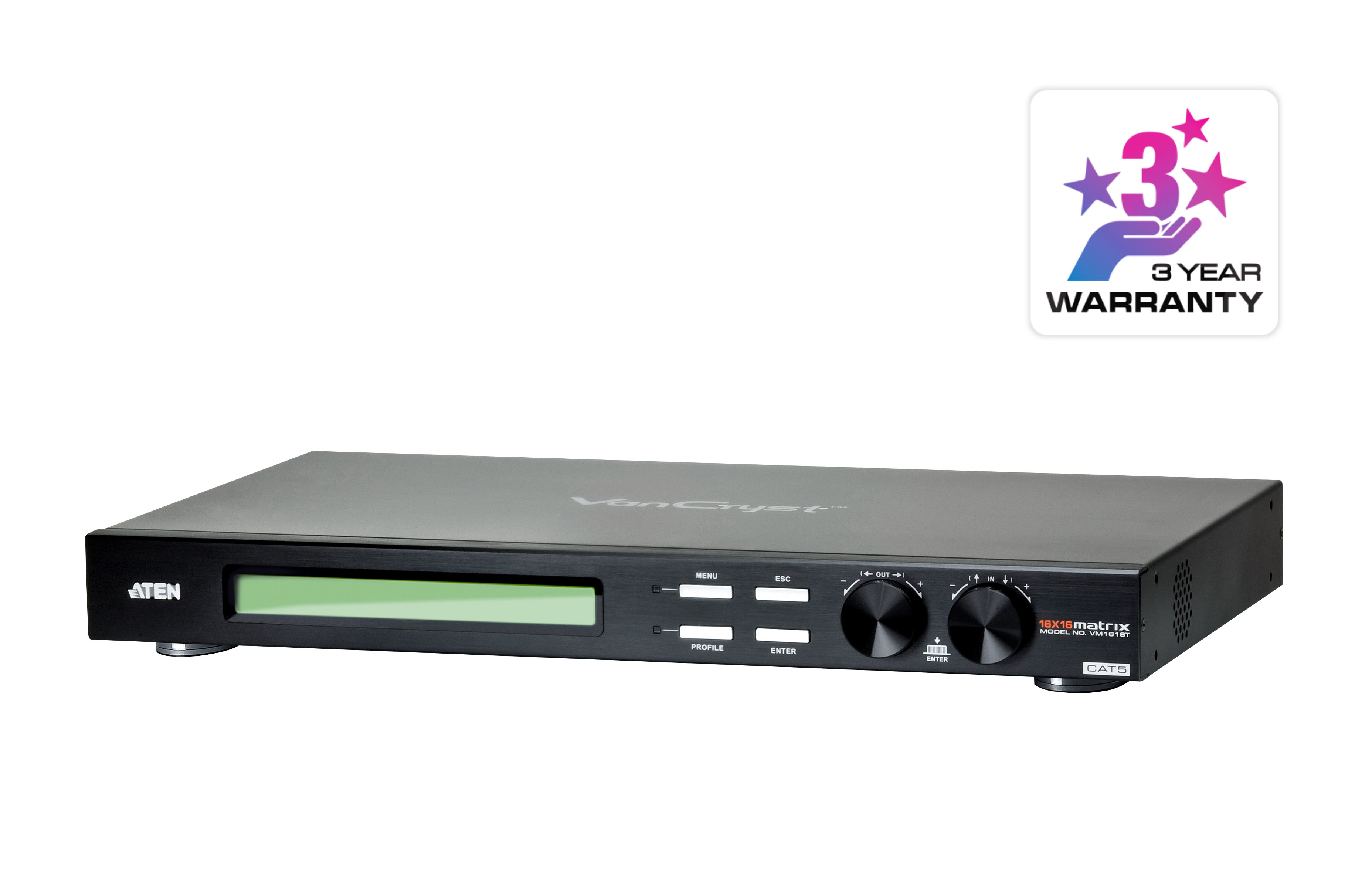 ATEN VM1616T 16x16 Modular Matrix Switch - VGA Signal Management