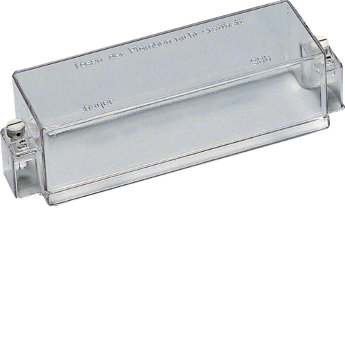 Couvercle d'étanchéité Hager U86 pour DIII-3x63A