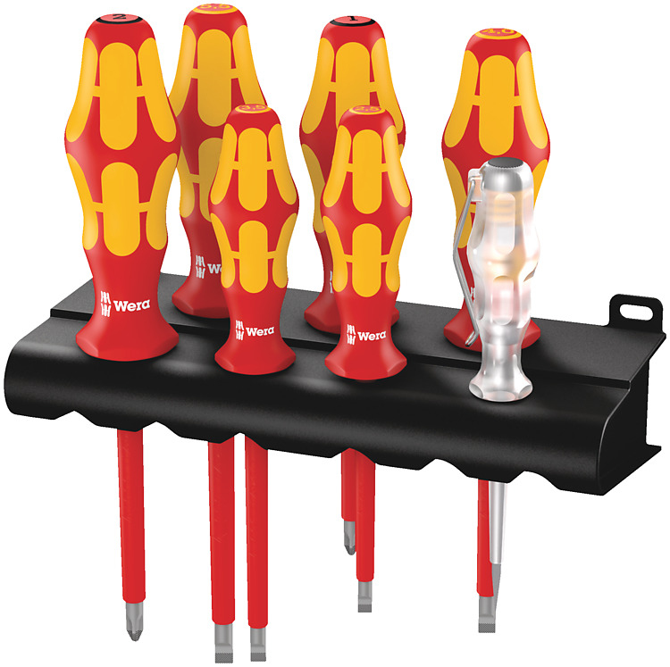 Wera 160 i/165 i/7 Kraftform Plus - Rouge/Jaune