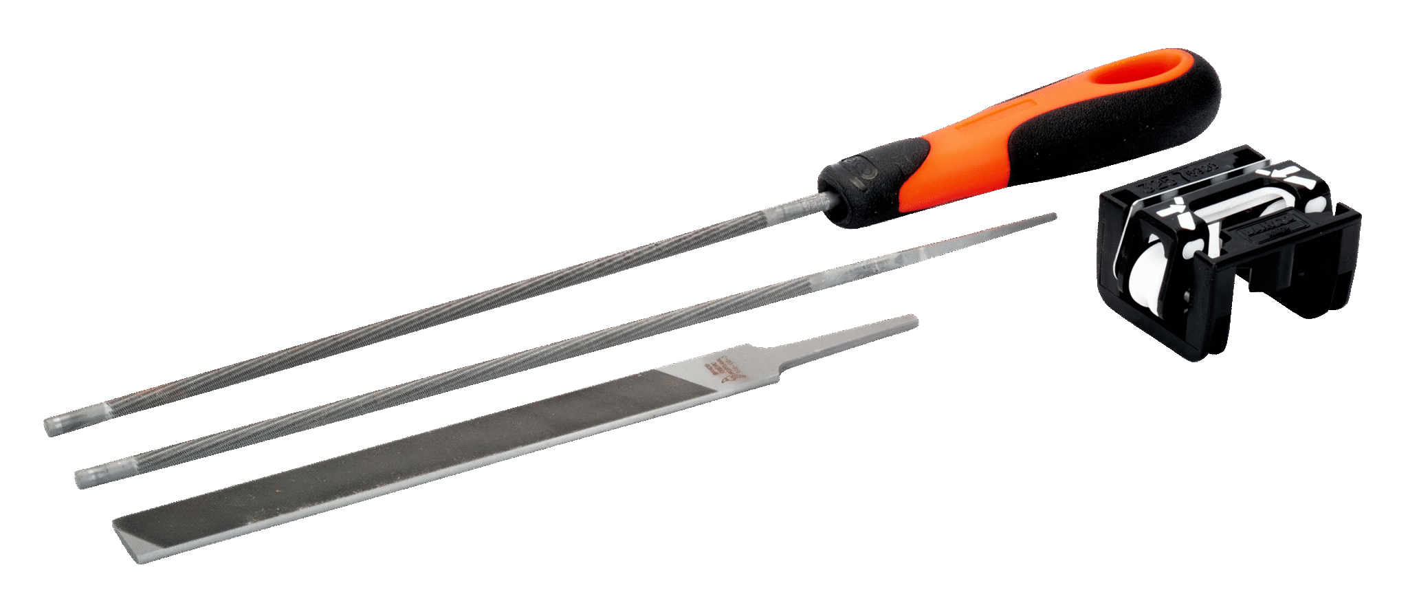 Bahco 168-COMBI-4.0-6922 Set de limes pour tronçonneuse 4.0mm avec poignée ergonomique