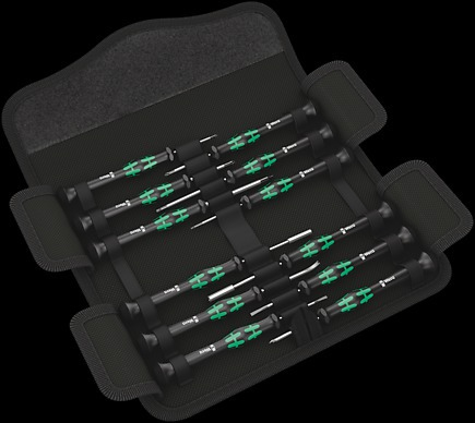 Wera Micro 12 Electronics 1 - Noir/Vert - Noir