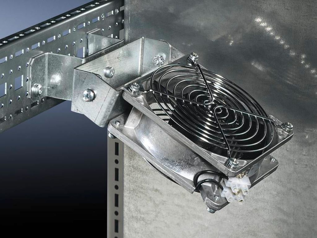 Ventilateur interne d'armoire de commande Rittal pour TS 24V(DC) 3.5W 0.15A 160cbm/h