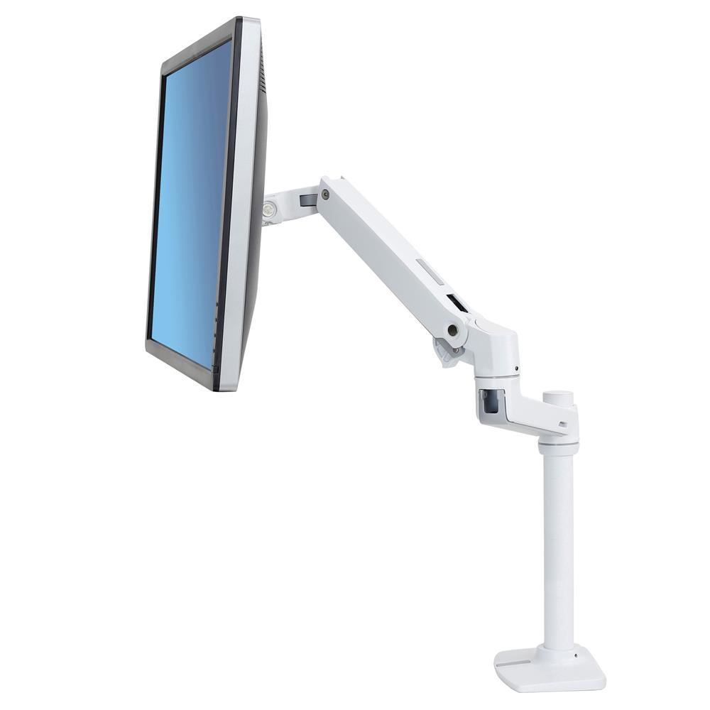 Ergotron Série LX 45-537-216 - Pince - 11,3 kg - 81,3 cm (32") - 100 x 100 mm - Réglage de la hauteur - Blanc