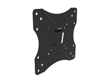 Support mural TV fin Equip 23"-42" - 106,7 cm (42") - 75 x 75 mm - 200 x 200 mm - -12 - 3° - Acier - Noir