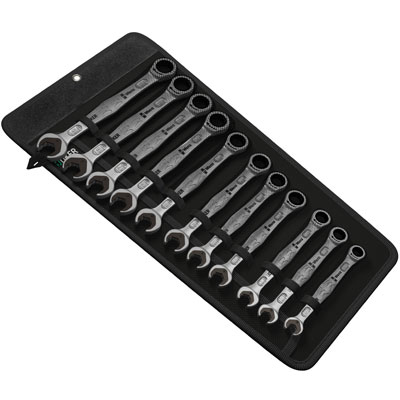 Wera Joker Set 11 pcs - 8,10,11,12,13,14,15,16,17,18,19 mm - Acier inoxydable - Acier - Mat - Allemagne - 11 pcs.