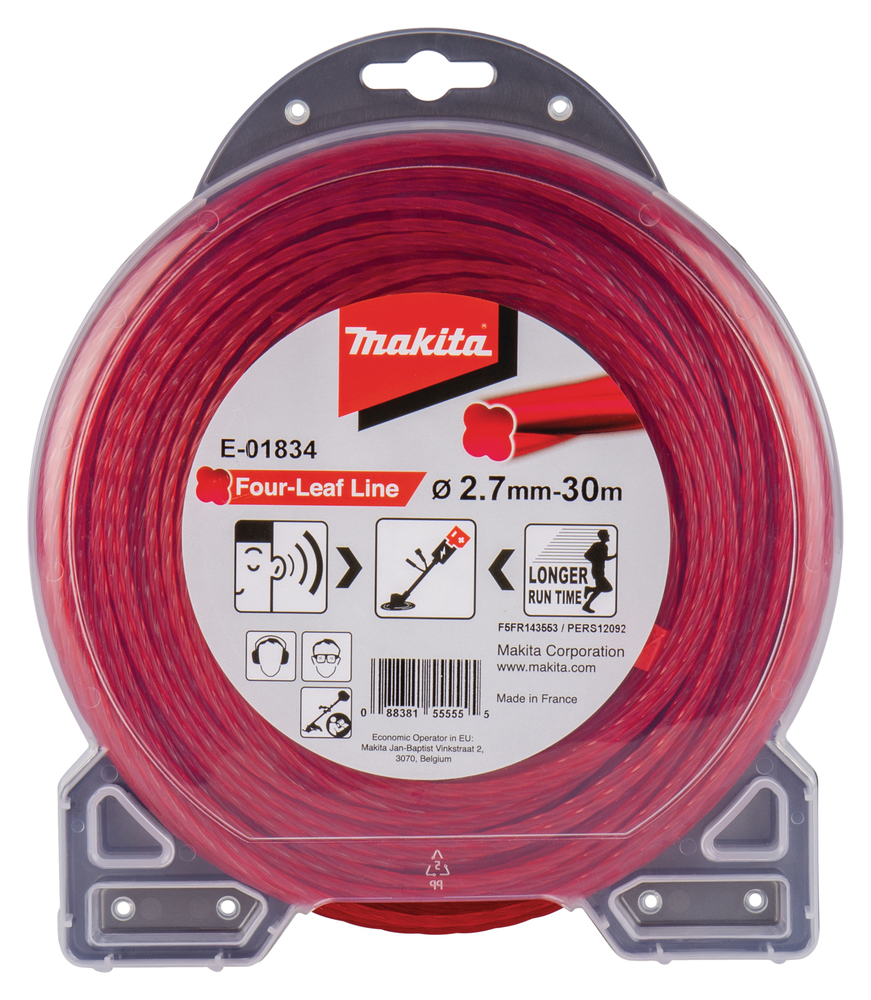 Makita E-01834 Fil de coupe rouge 30m