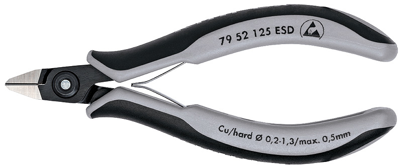 KNIPEX 79 52 125 Pince coupante latérale ESD - 12,5 cm - 58 g