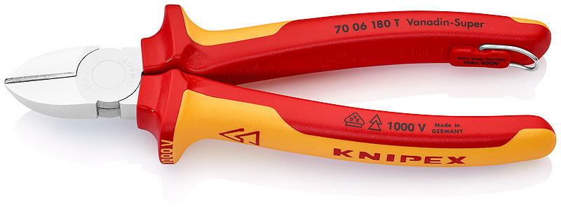 KNIPEX 70 06 180 T Pince coupante latérale - 18 cm
