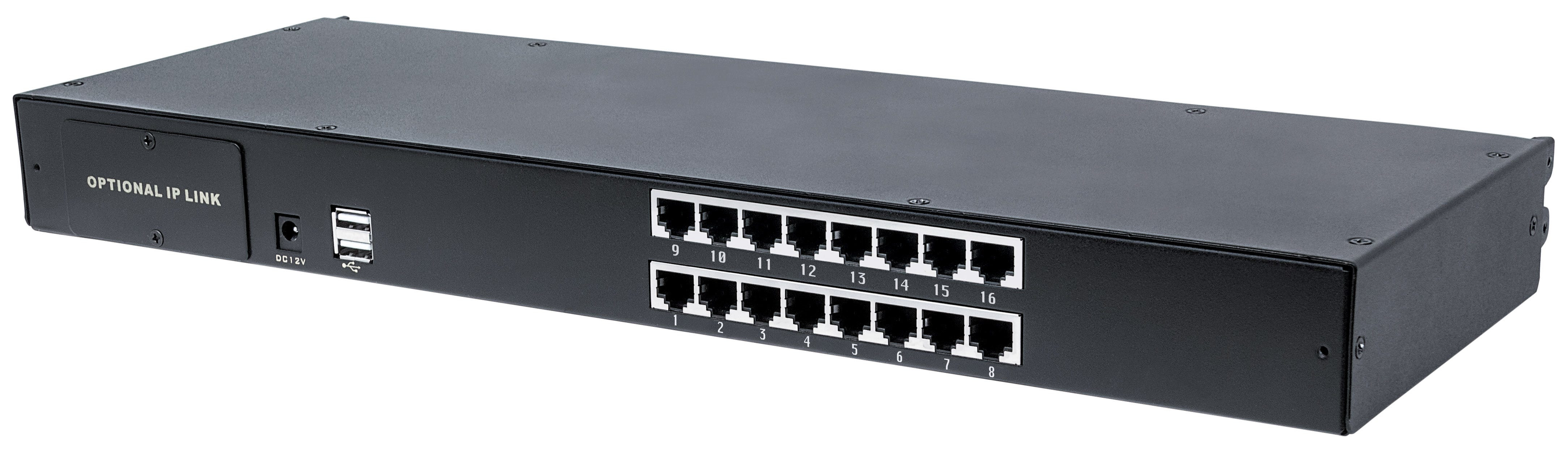 Commutateur KVM VGA modulaire CAT5 16 ports