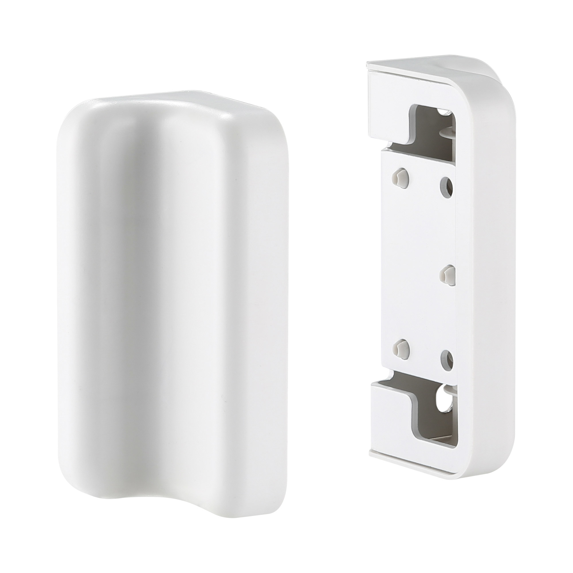 Paire de supports pour panneaux rainurés en ligne