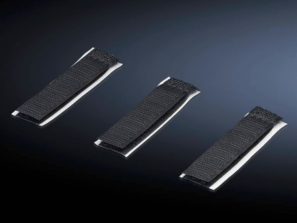 Porte-câble Velcro Rittal, 70x16 mm polyamide tissé 6,6 PK=10 pièces