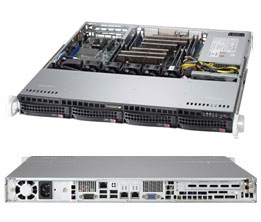SuperMicro SC813M FTQC-505CB - Rack - 1U - ATX - SATA/SAS