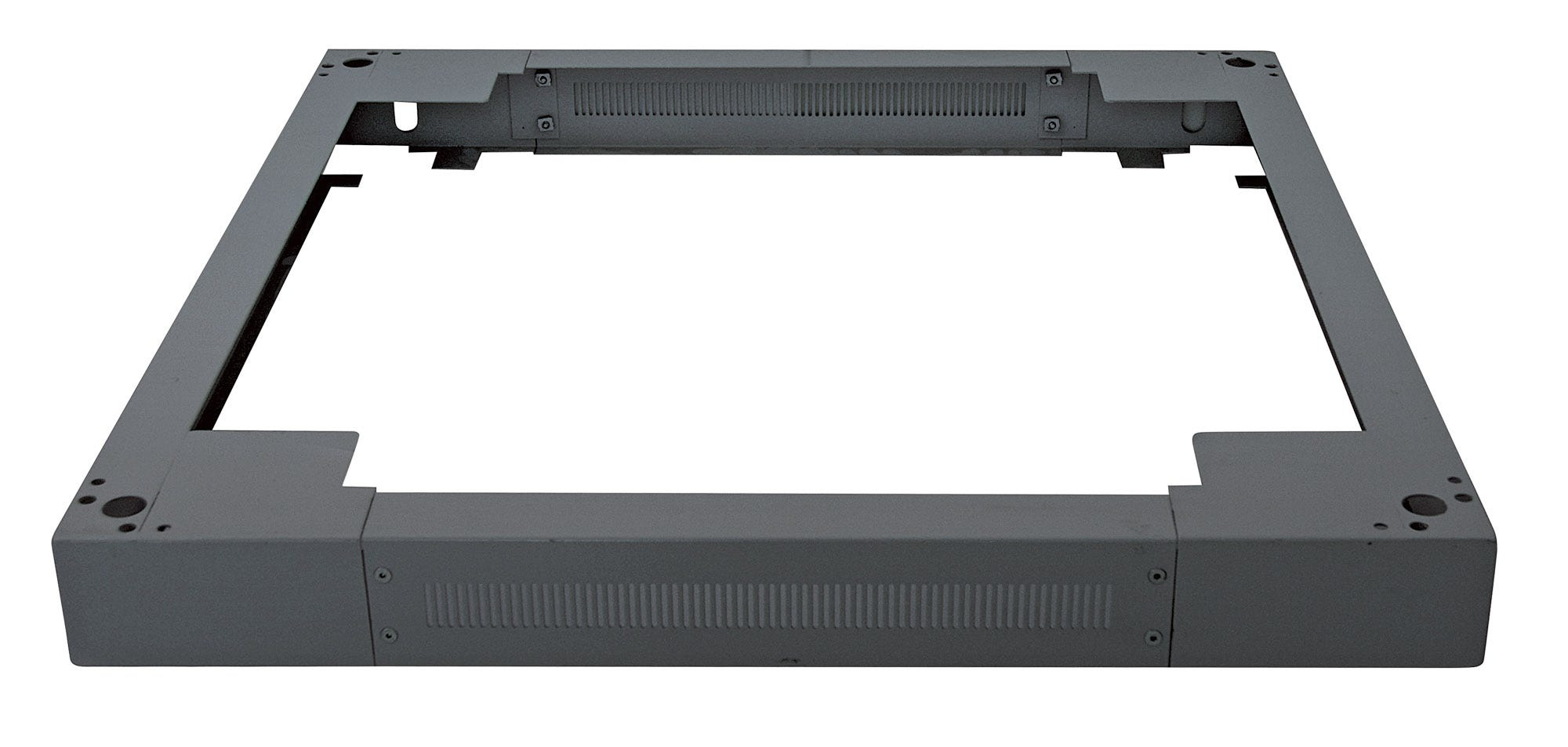 Plinthe à cadre - RAL 9005 19"