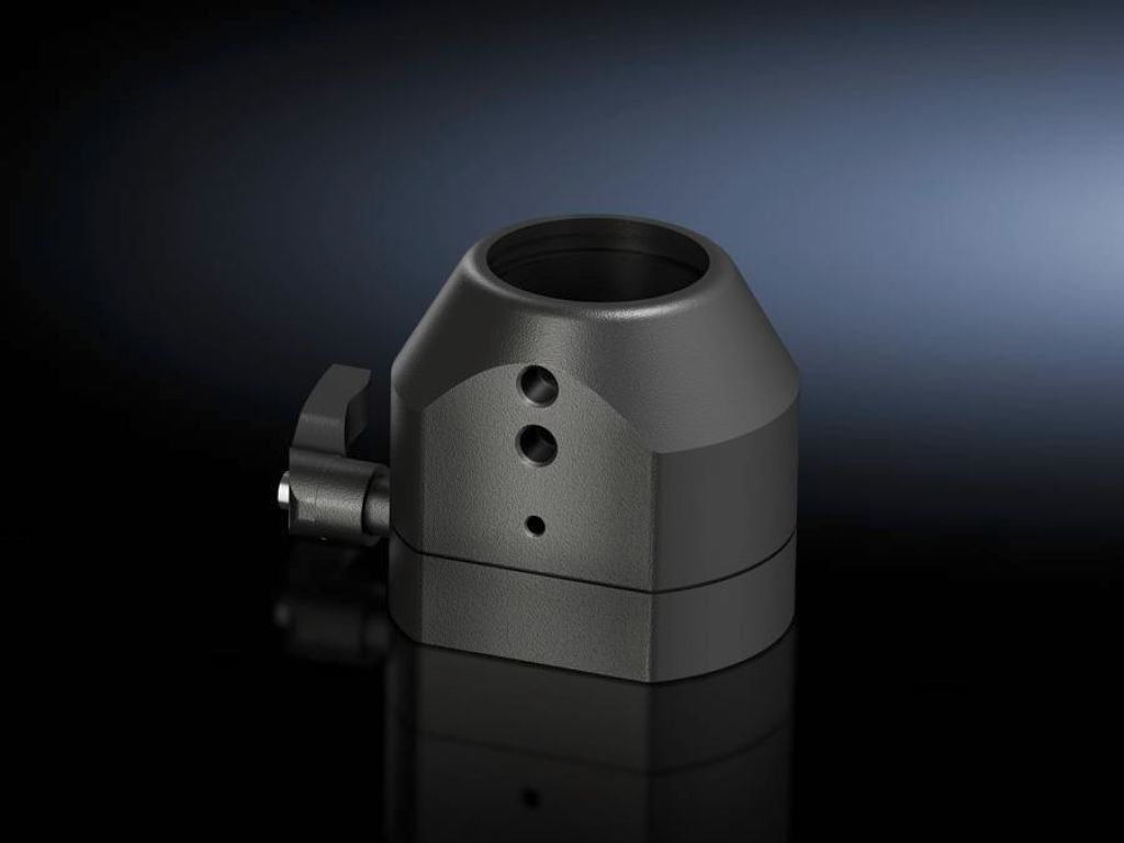 Rittal PC housing, pivot joint for system support arm - RAL 7024 - 6501050