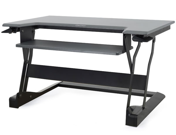 Ergotron WorkFit-T - Stainless steel - Black - 15.9 kg - 380 mm - 22.3 kg - 980 x 710 x 216 mm