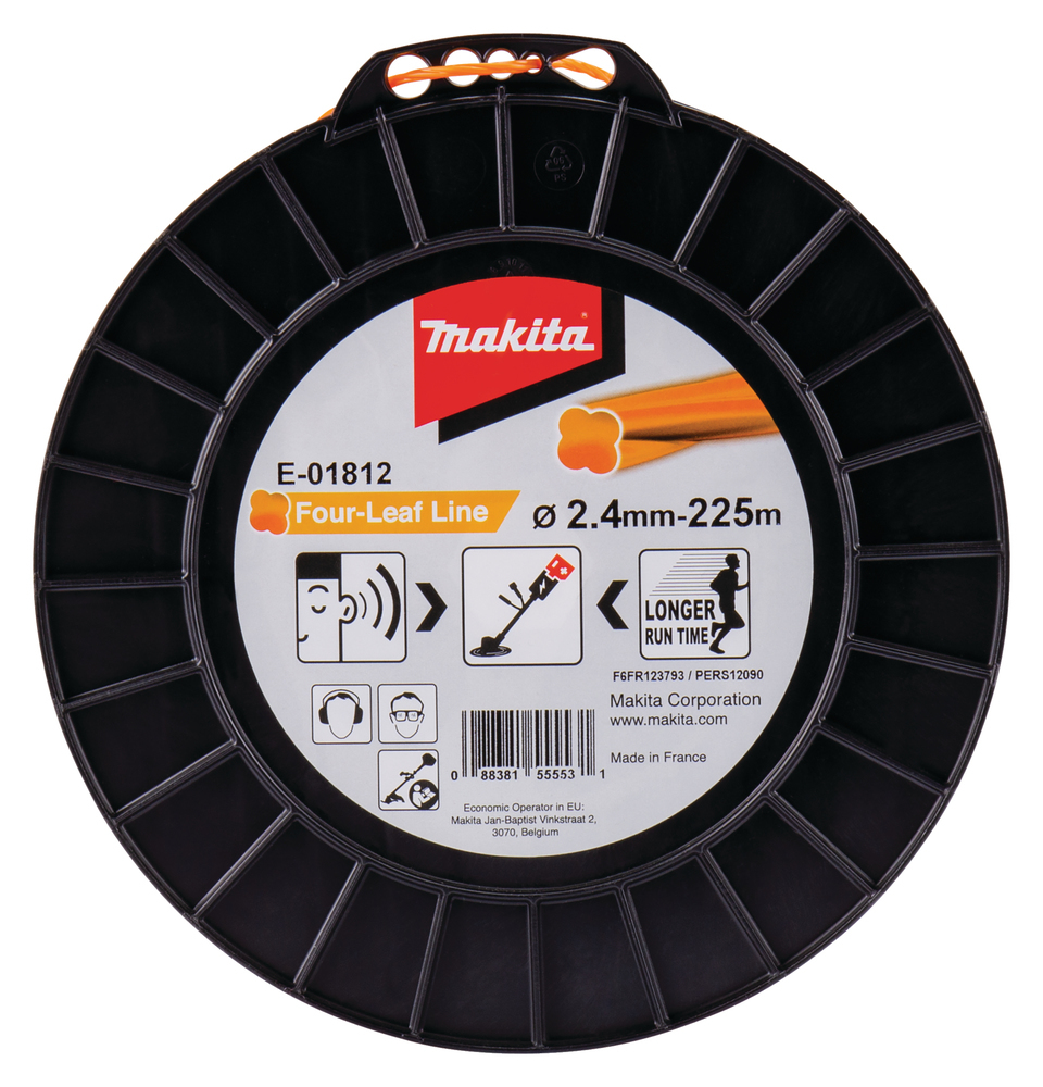 Makita E-01812 Fil de coupe orange 225m