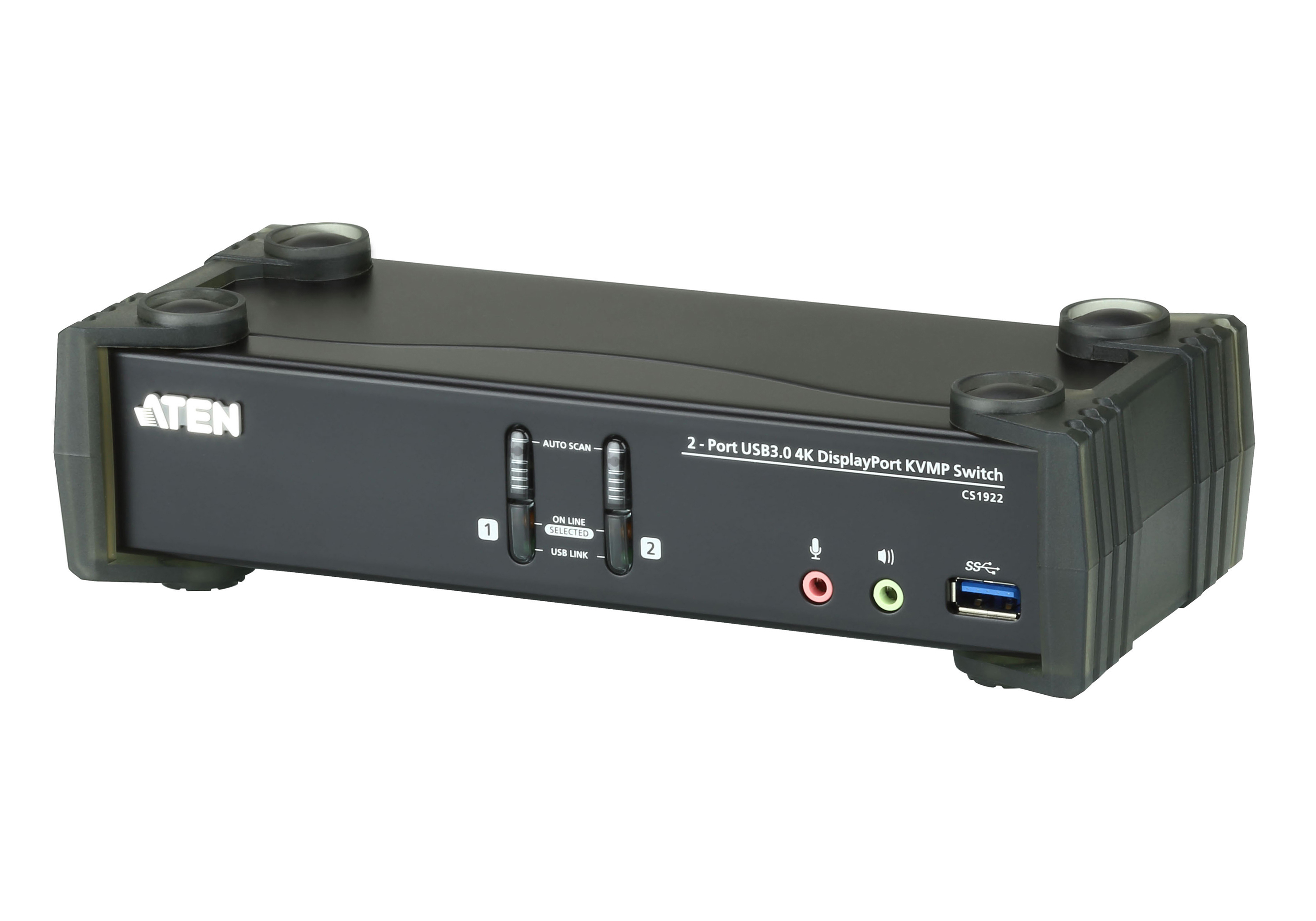 Commutateur KVMP ATEN CS1922 - Commutateur KVM / audio / USB