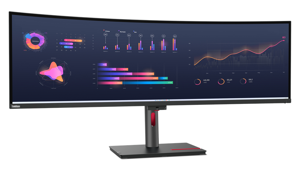 Lenovo THINKVISION P49W-30 49 pouces 32:9 - Écran plat - 4 ms