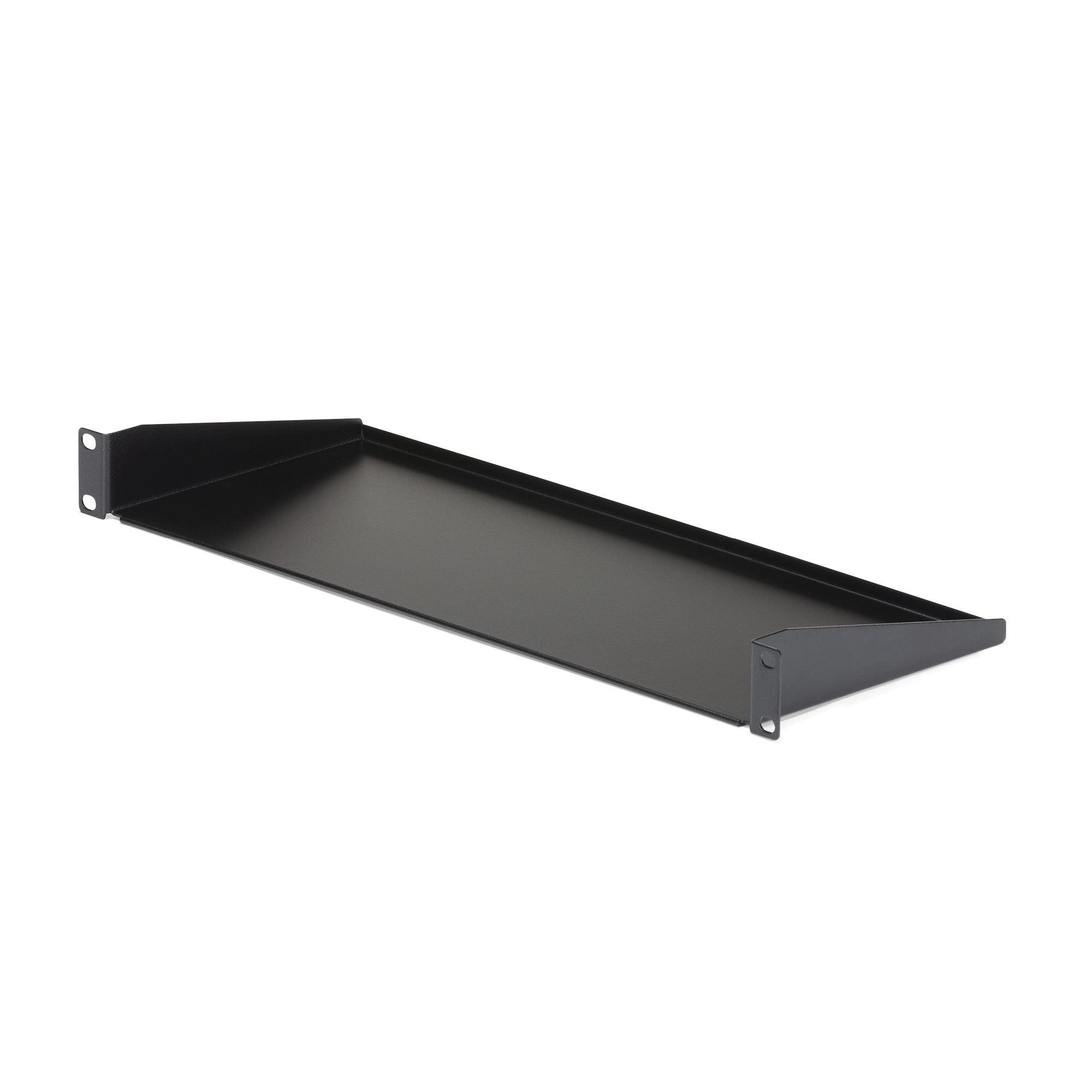 StarTech 1HE Universal 48.30cm (19") Server Rack Shelf - max. 15 kg - Rack - Shelf - Black - 1U - 48.3 cm (19") (CABSHELF1U) - CABSHELF1U
