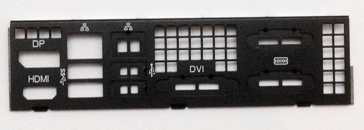Supermicro MCP-260-00076-0B - Bouclier d'E/S - Noir - X10SLV-Q - 1 pièce(s)