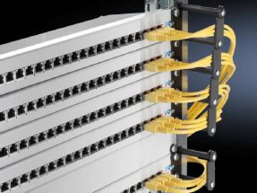 Rittal DK Cable Routing Bar - Rack Cable Management Kit - 1U - (19") (7111.214) - 7111214