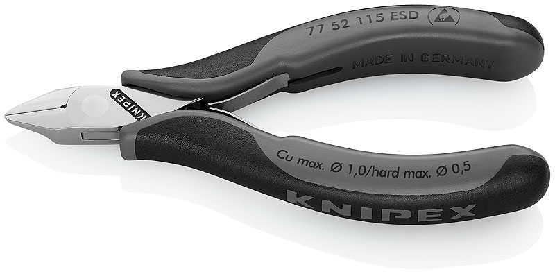 KNIPEX KP-7752115ESD Pince coupante latérale - Protection ESD