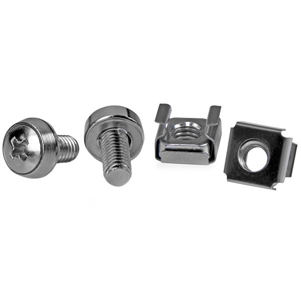 StarTech M6 Mounting Screws Cage Nuts 50 Pcs CABSCREWM6 - CABSCREWM6
