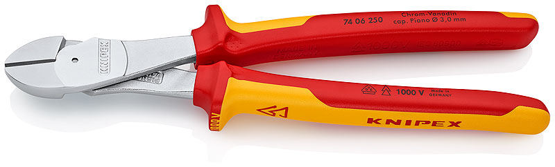 KNIPEX 74 06 250 - Pince coupante diagonale 250 mm 453 g