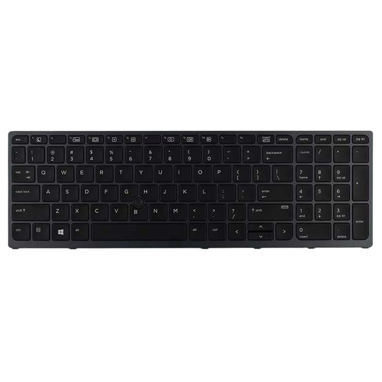 Clavier rétroéclairé HP (anglais britannique) pour ZBook 17 G3