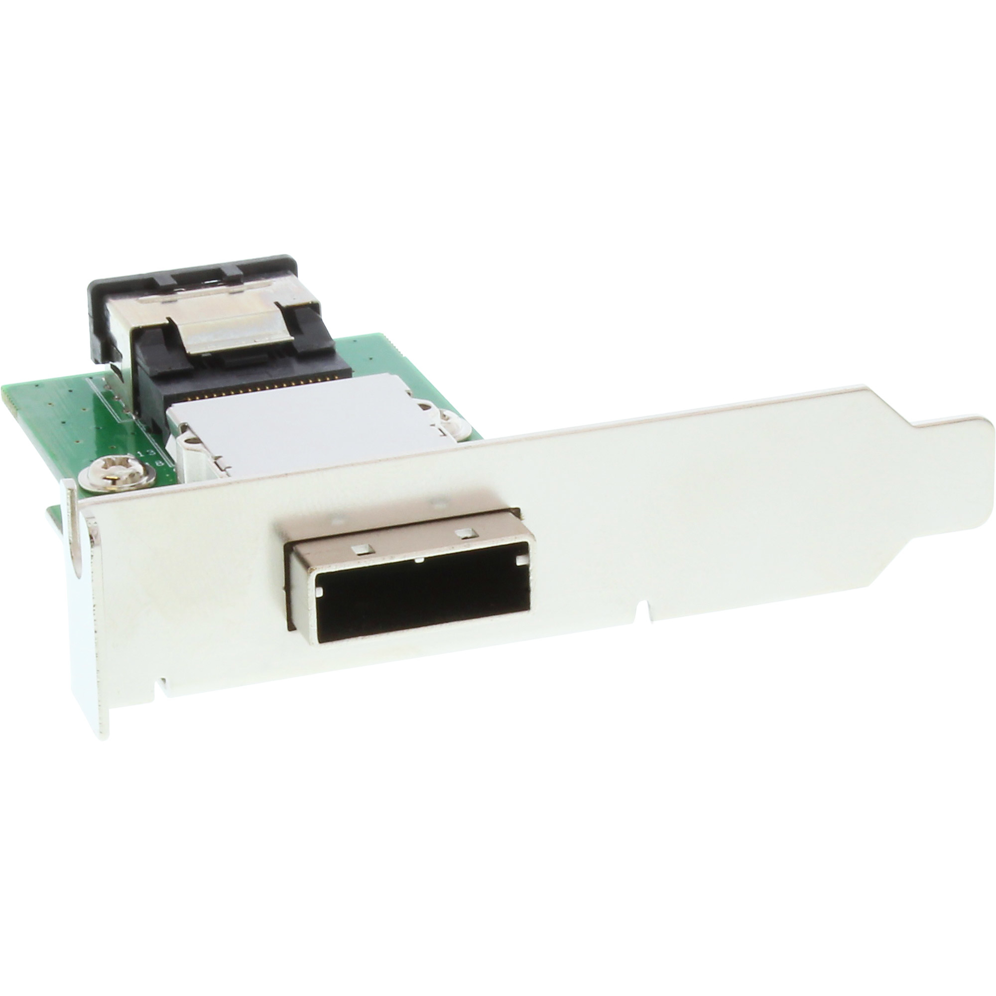 Support adaptateur SAS externe SFF-8088 interne SFF-8087 en ligne