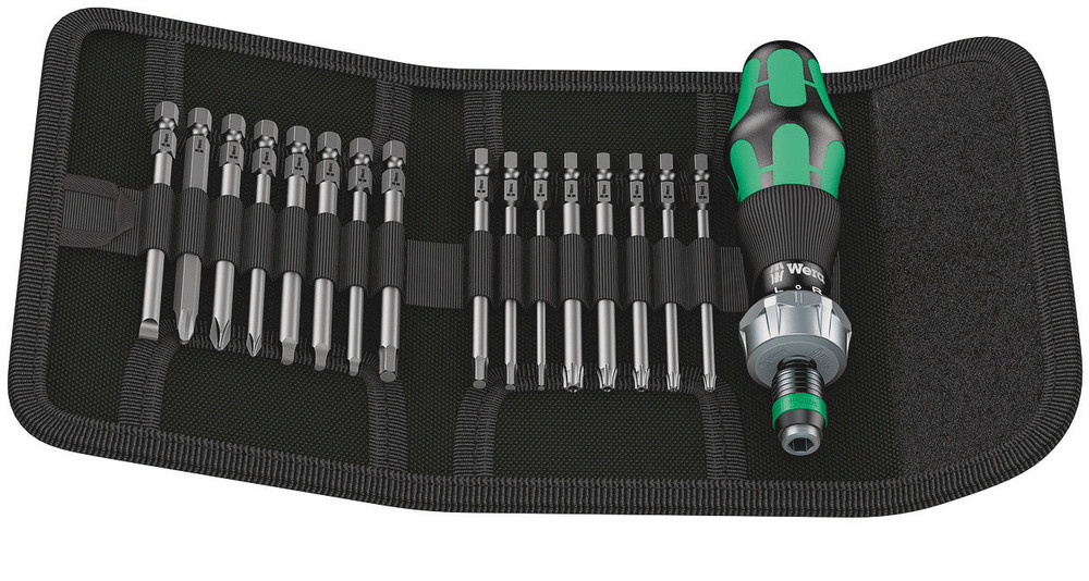 Wera Kraftform Kompakt 60 RA - Noir - Vert