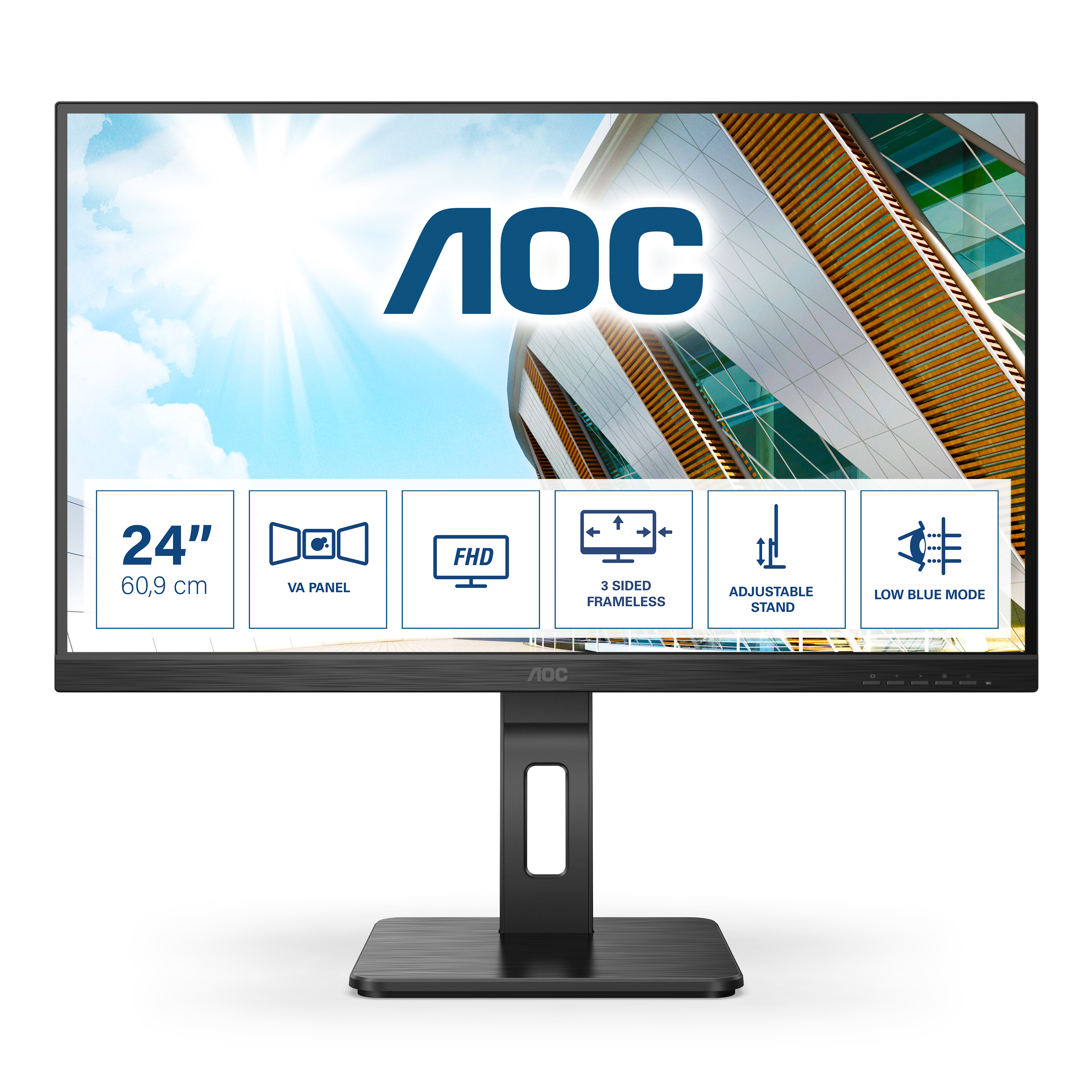 AOC P2 24P2QM 23.8" Écran LED Full HD