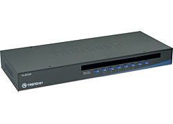 TRENDnet TK-803R 8-Port USB/PS/2 Rack Mount KVM Switch - TK-803R