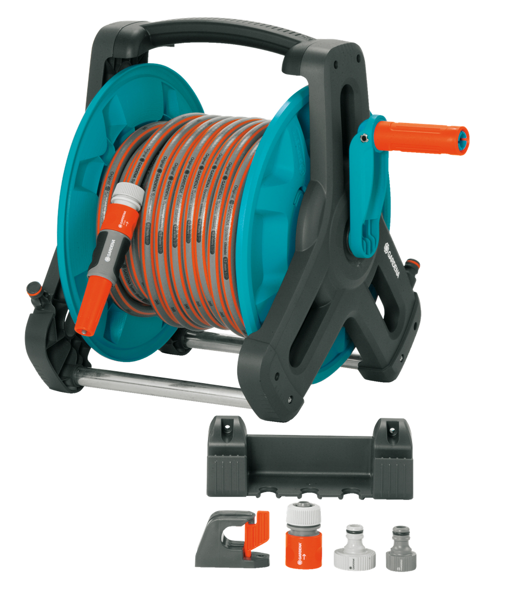 Gardena veggmontert slangetrommel 50 sett 20m 1/2" - 08009-20