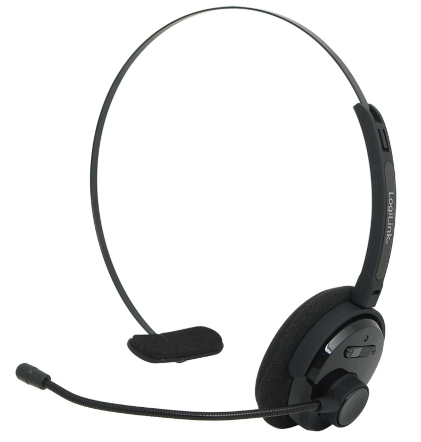 LogiLink BT0027 Wireless Mono Office Headset - BT0027