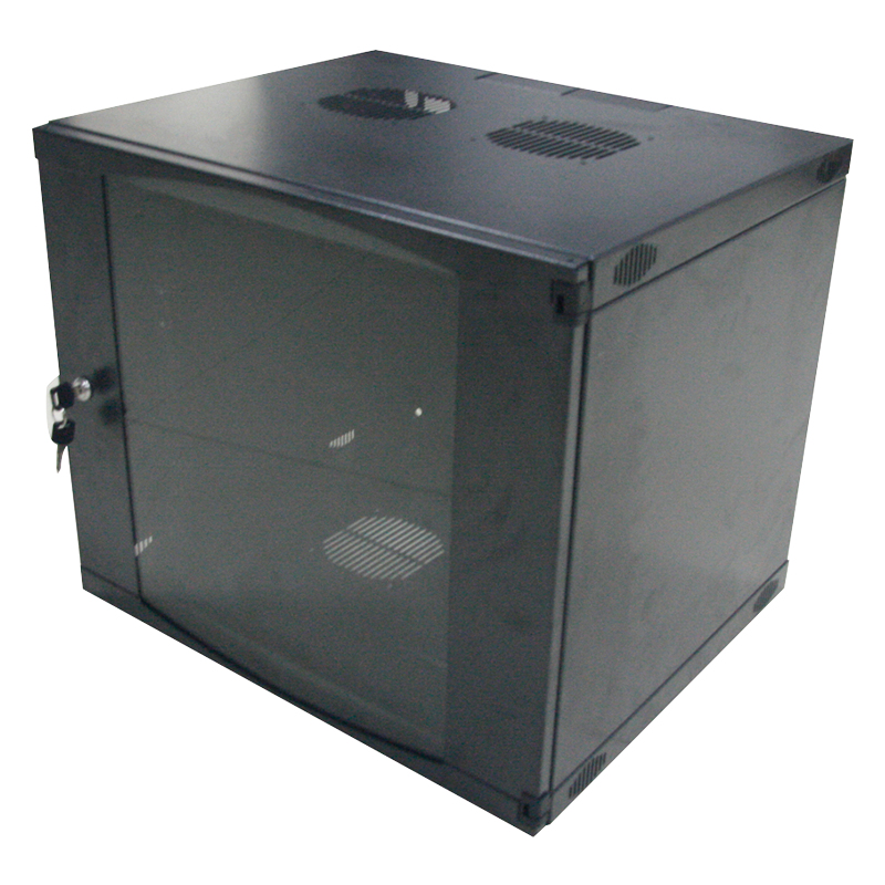 LogiLink W09F64B 9U Rack de montage mural 50kg Noir