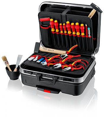 KNIPEX 00 21 06 HL S - Mallette à outils métallique 430 x 515 x 280 mm