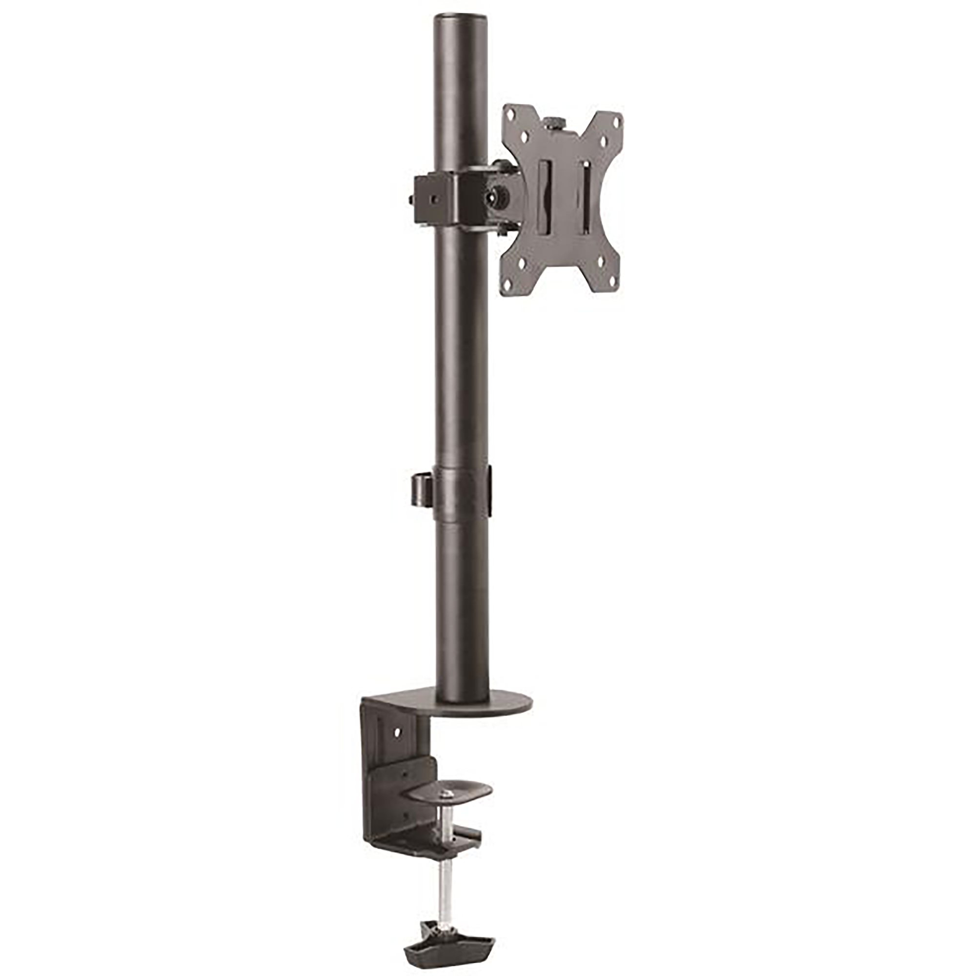 StarTech ARMPIVOTV2 Monitor Mount (Solid Steel, Desk Mount, for VESA Screens up to 86.40cm (34") and 8kg) - Mounting Kit (Table Clamp Mount, Pole Mount, Bar, Feedthrough Plate, Washers, Clip to - ARMPIVOTV2