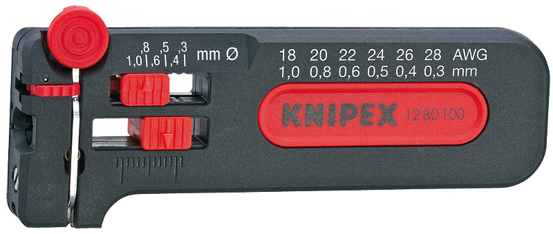 KNIPEX 12 80 100 SB - 34 g - Gris, Rouge