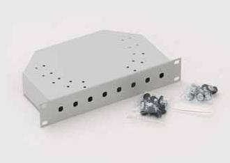 TRITON Fibre-optic splice box 1U 10" 8 ports - RAC-FO-X01-C2