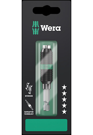 Wera 897/4 R 05073420001 Porte-embout universel 6,3 mm 1/4" 75